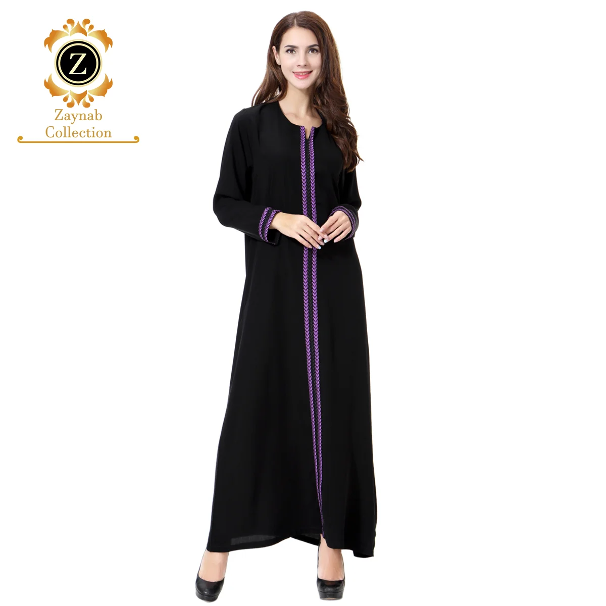 Zaynab Women Abaya Muslim Dresses Wholesale Kaftan Designs Muslim Wedding Dress Hijab Abaya Women Muslim Dress Dubai Abaya