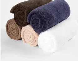 100% Organic Cotton Bath Towels Custom Logo Solid Color Adult Cotton Bath Towels