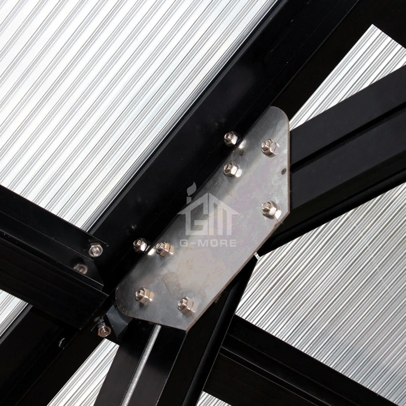 G-MORE Top Quality Multi Span Commercial Greenhouse for Garden Centre 8x5 Meters