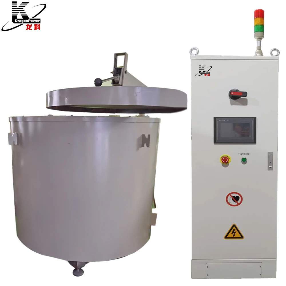 Furnace High Temperature Aluminium Melting Kiln, Bottom Loading Elevator Furnace Glass Melting Crucible Furnace, Crucible Glass