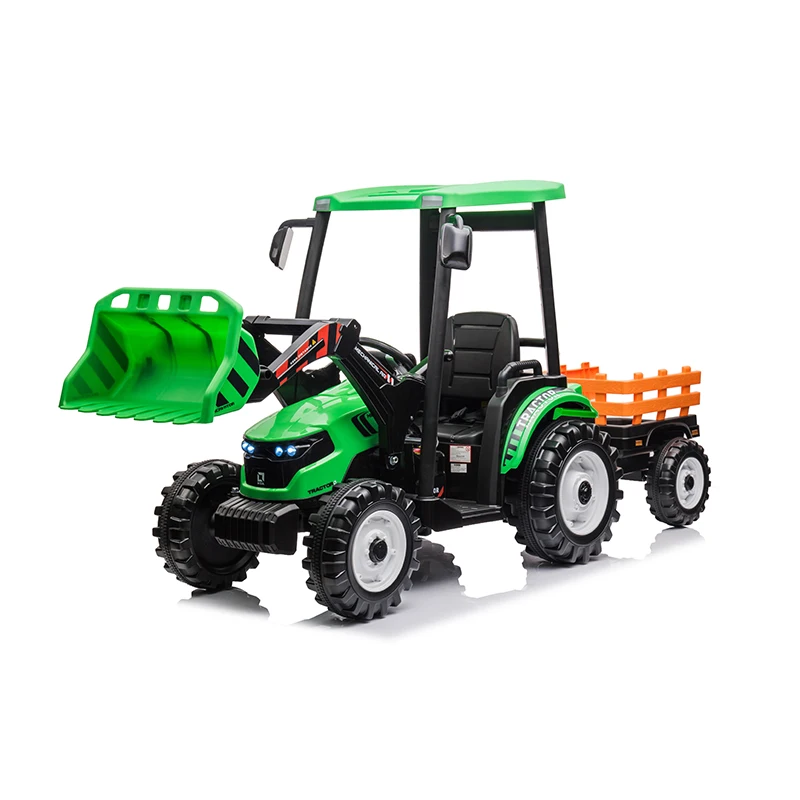 Hot Sale Unisex Ride-on Toy Electric Plastic Tractor for Kids Battery-Powered for 5 to 7 Years Age Range