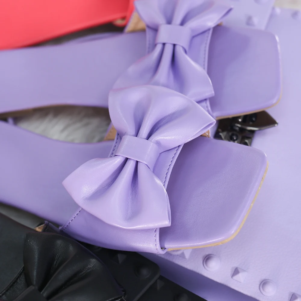 Wholesale Low Price Multi-Color Shoe Bag Fashion Popular Women Handbags Purse And Bow Flat Sandals Set