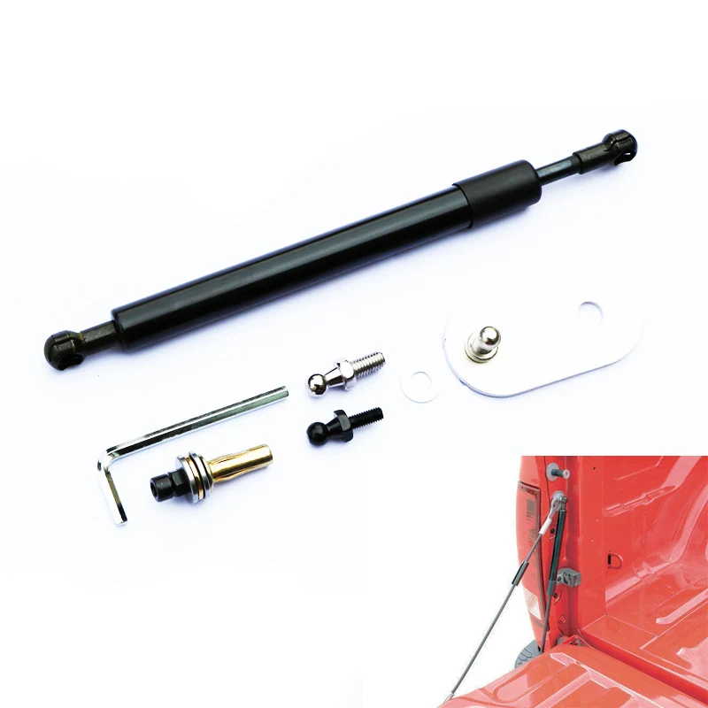 Car Rear Engine Cover Hood Shock Lift Struts Bar Support Rod Arm Gas Spring Bracket Rear Trunk Support Lever for F150  2009-2016