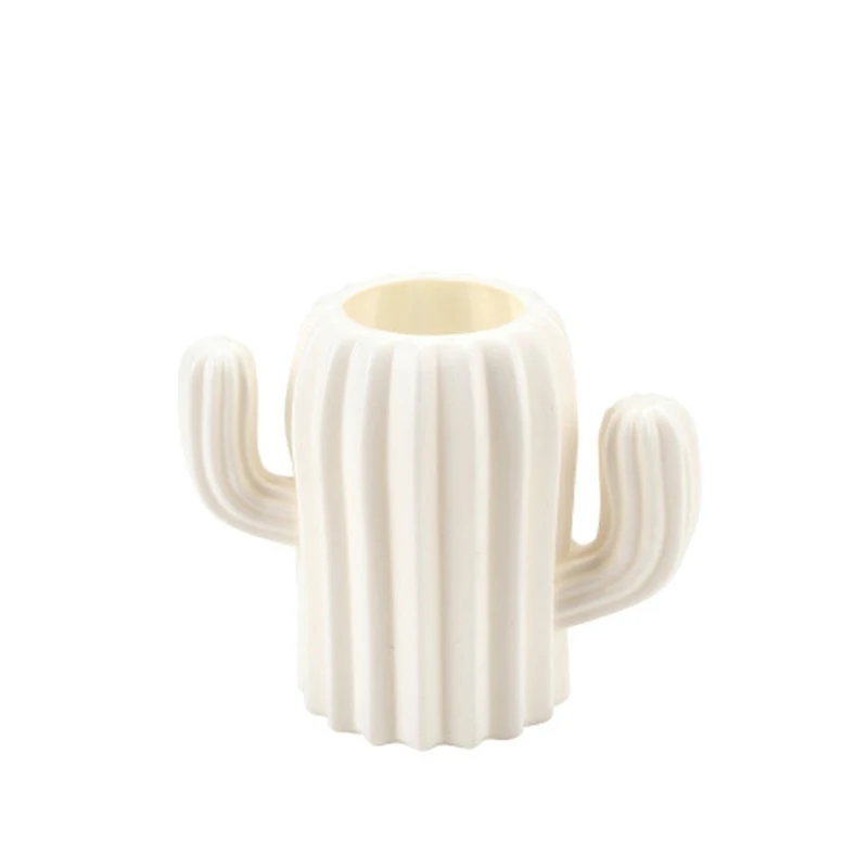 
Ceramic Cute Cactus Plant Pot Pencil Holder Organizer Pen Pot 