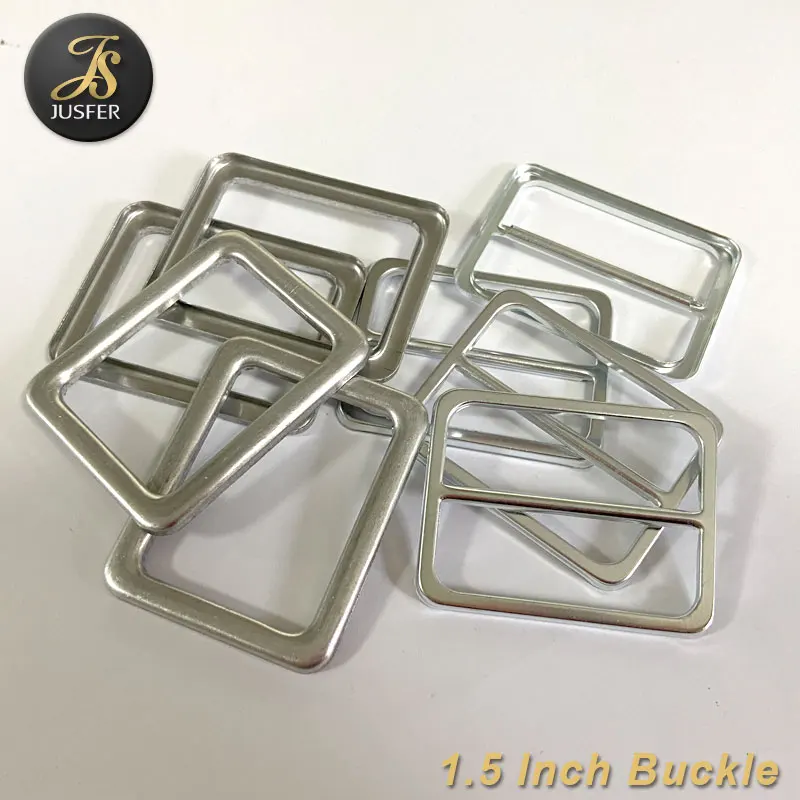 Self Cover Buckle Aluminum Blank Belt Buckle High Quality 1.5 Inch Nil 4cm Customized Nickel Free 1000pcs CN;GUA Jusfer YH035B