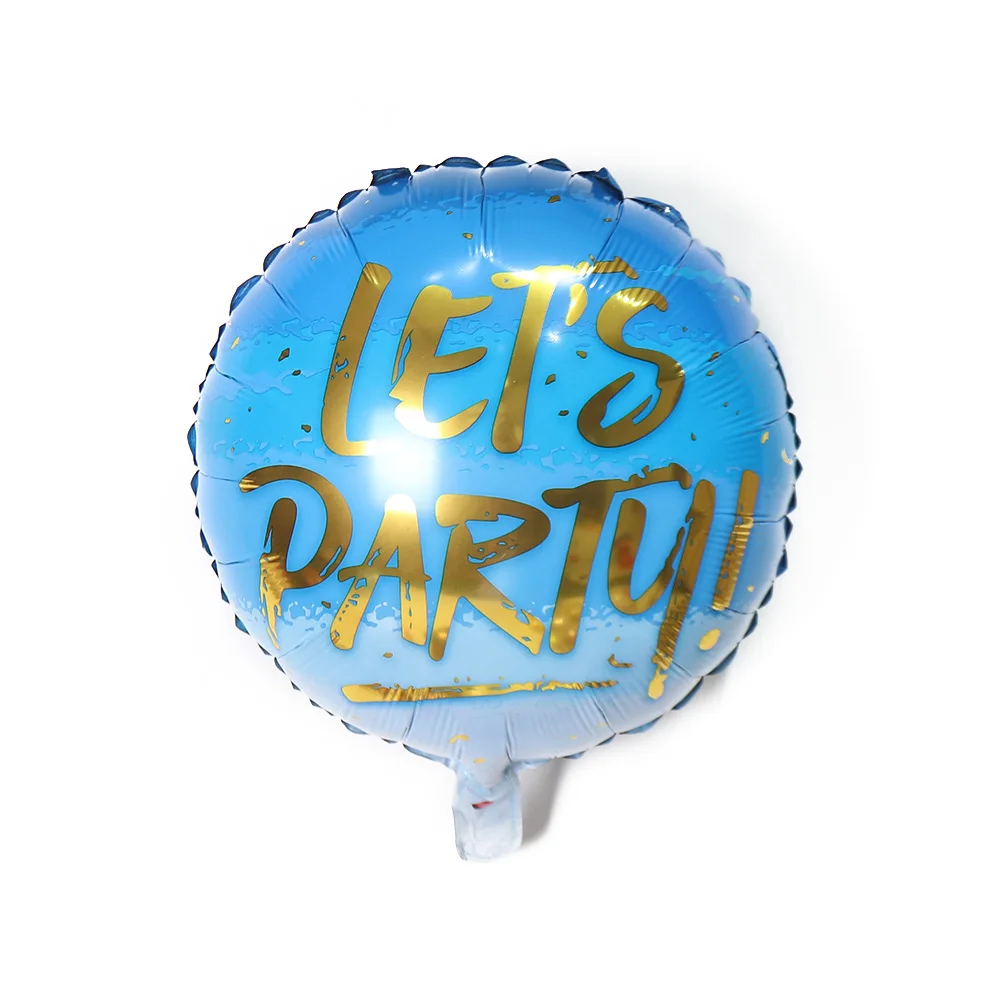 Wholesale round shape happy birthday party balloons 18 inch happy birthday foil balloons