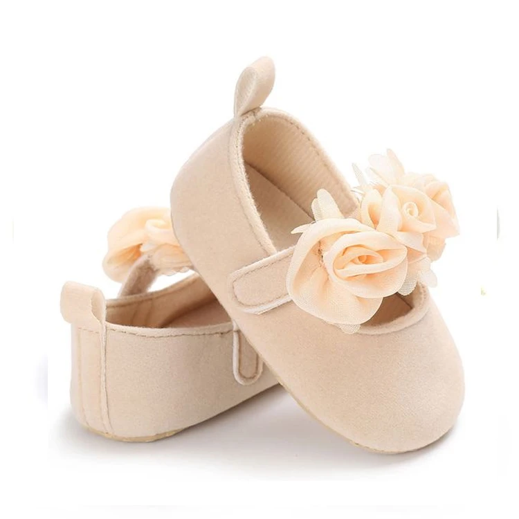 Flowers Newborn Cute Baby Girls Floral Casual First Walker Shoes Infant Baby Girl Princess Soft Sole Prewalker T