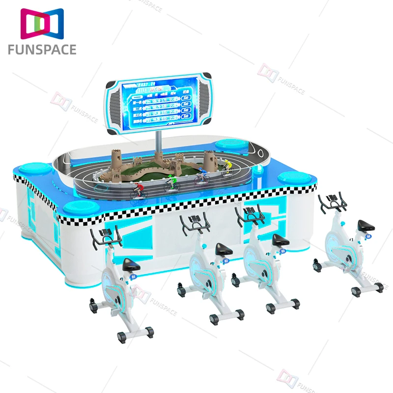 Sports Arcade Dancing Machine Cycling Games With Bike Racing Arcade Game Machines For Kids&Adults