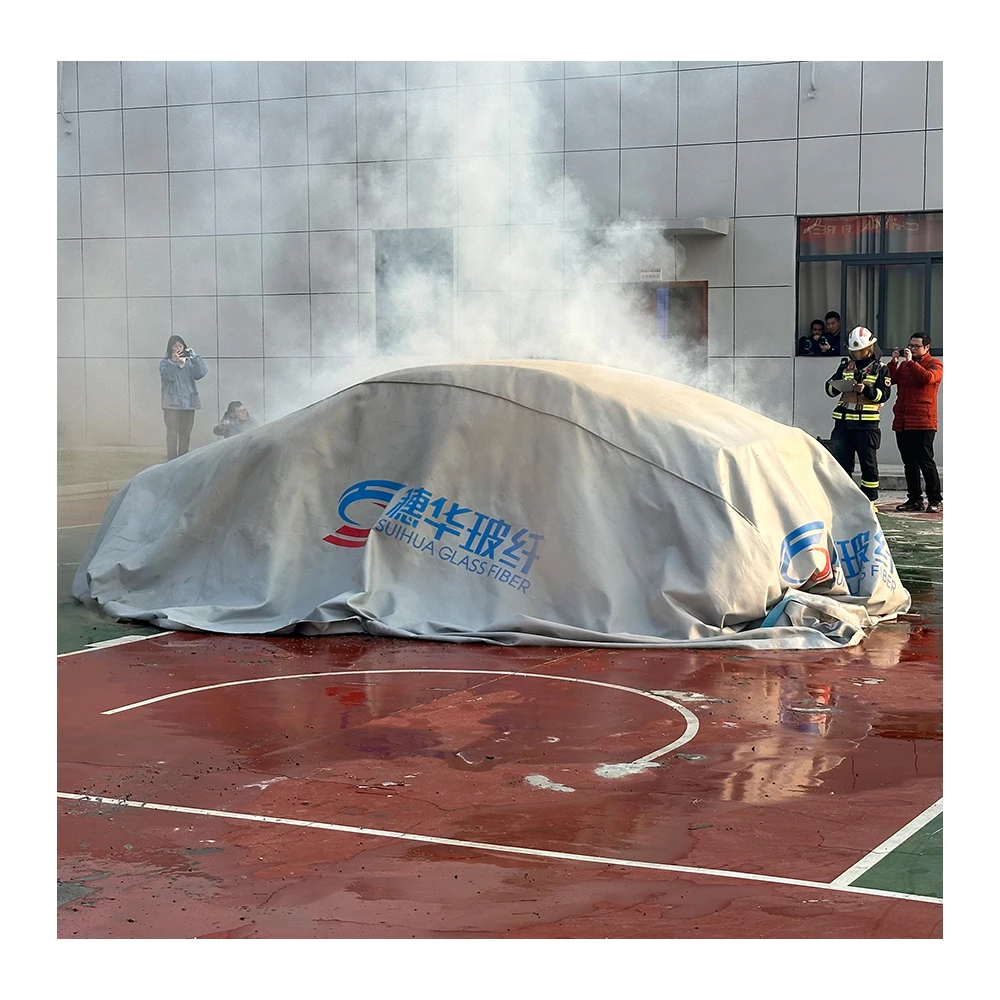 Fire Safety Protection Retardant Resistant Extinguisher Emergency Lithium Car Fire Blanket