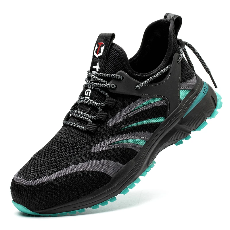 Fast delivery ashion summer breathable men women high cut steel toe sports safety shoes sneakers work boots