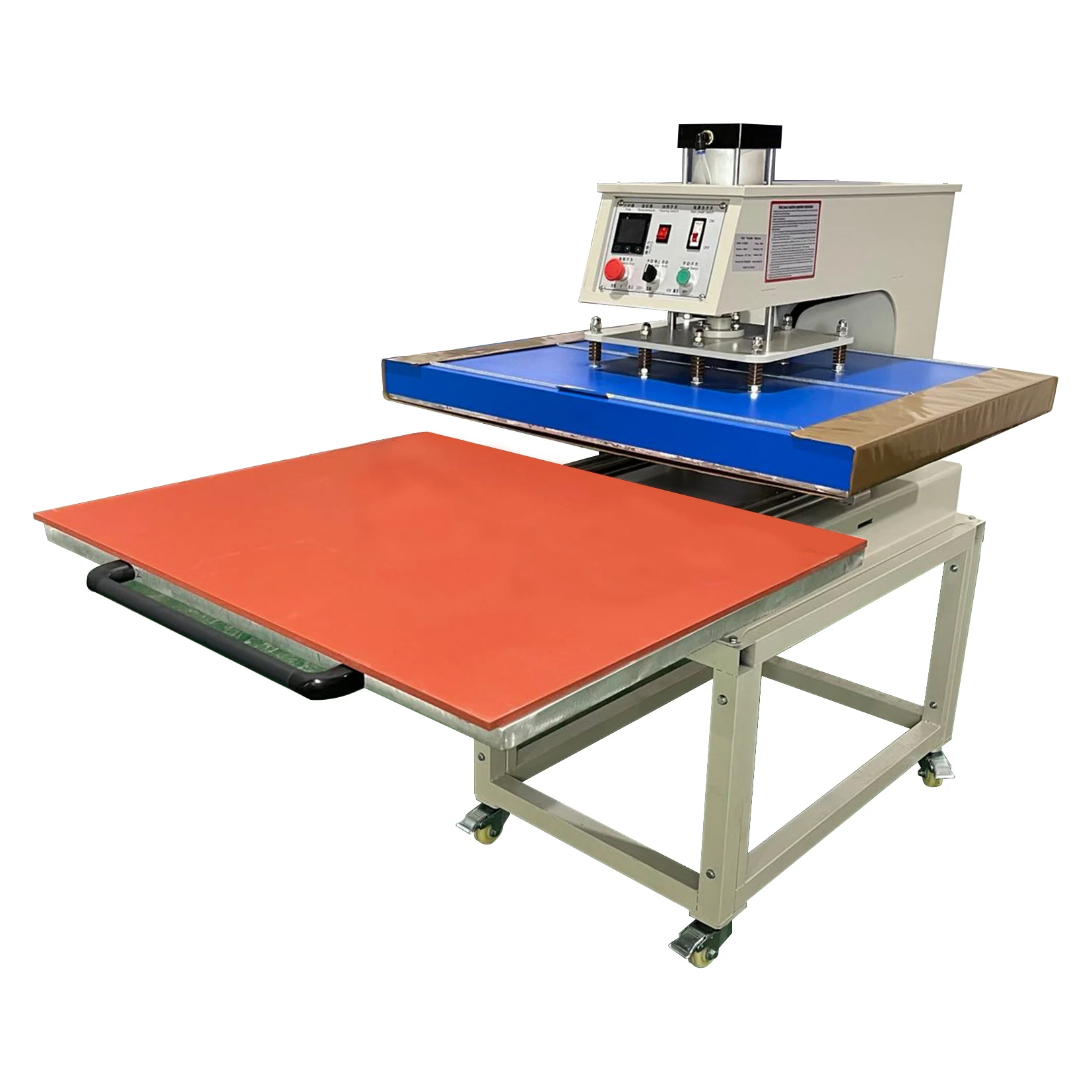 Label t-shirt pneumatic heat press sublimation lanyard printing machine 100 cm high pressure automatic