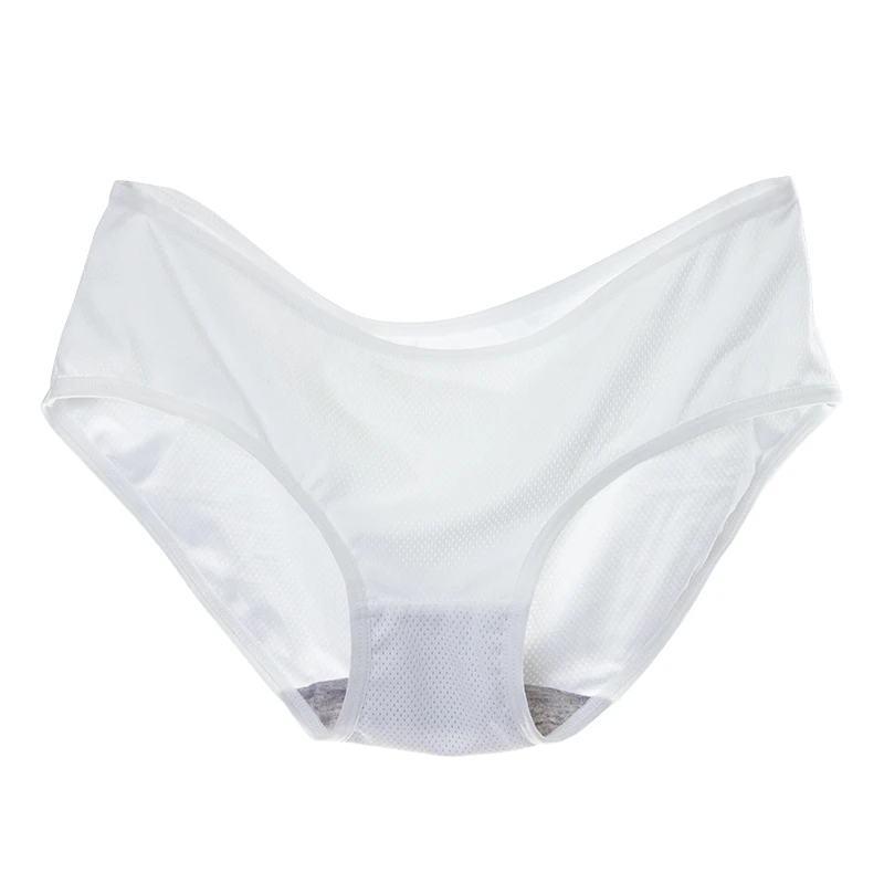 Sexy high quality underwear women white breathable cotton fabrics seamless panties