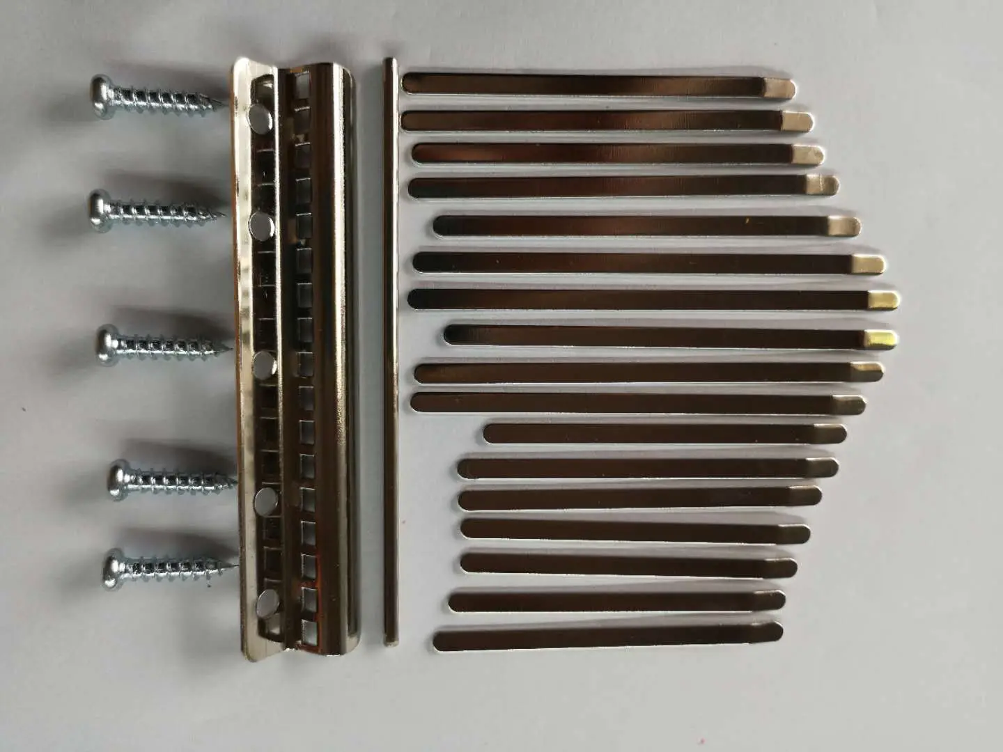 Kalimba Accessories Parts 17 Keys Thumb Piano Steel Keys Engraving Notes