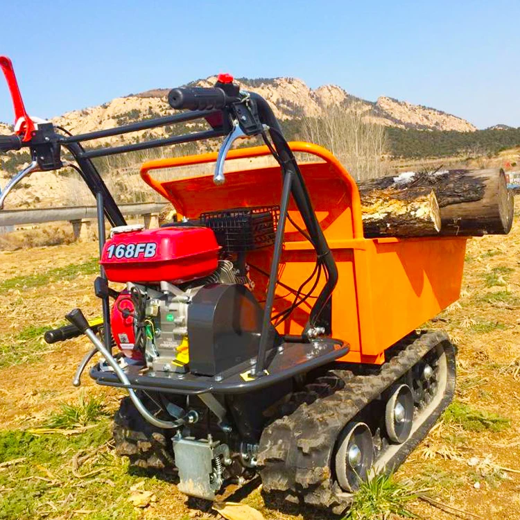 Garden Mini Dumper Truck Small Tipper Crawler Truck With Snow Shovel And Iron Wooden Fram Chinese Dumper Tipper Dump Truck