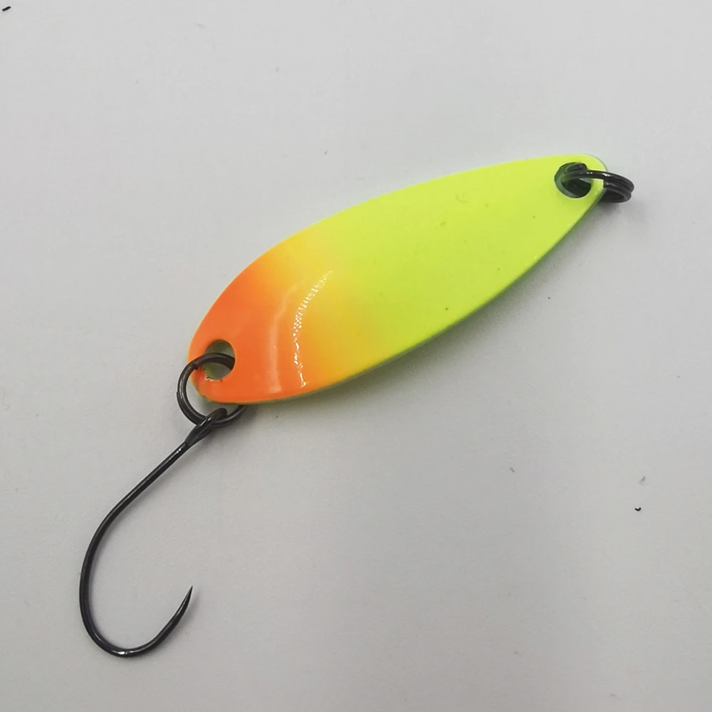 Alpha Spoon Fishing Lure Swim Bait Artificial Trout Lure Fishing 3g Sequin Metal Spoons Lure