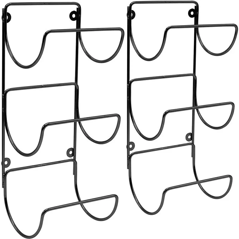 Wholesale Wall Metal Wine Display Rack Kitchen Racks And Holders Wine Holding Rack