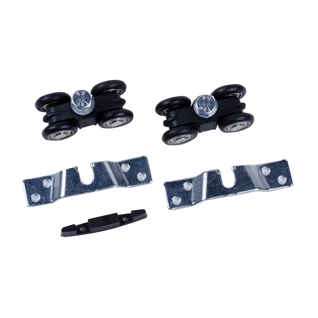 junaobao door track and roller for sliding door system nylon suspending sliding partition roller