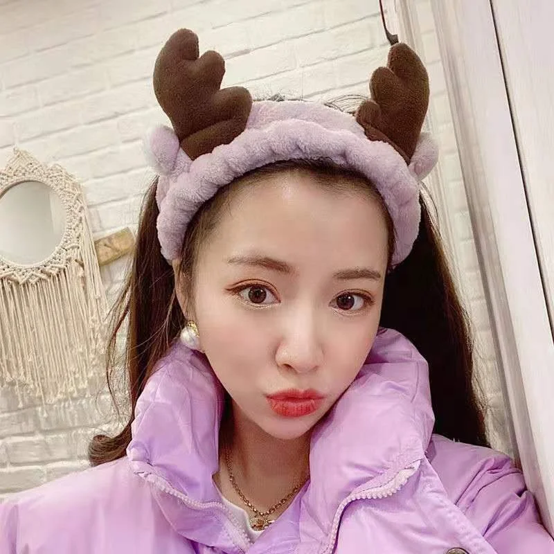 
flannel fleece/coral fleece hairlace/bandeau/snood lovely cartoon design /portable articles of daily use/traveling/headwear 