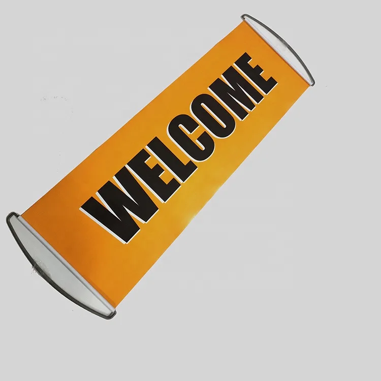 PET scrolling Roller Holding Roll Up Banner used for cheering and cheering on various  events