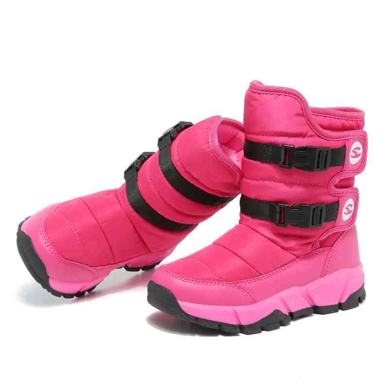 
New Style Fashion Shoes Design Warm Children Snow Boots Kids Winter Boots 