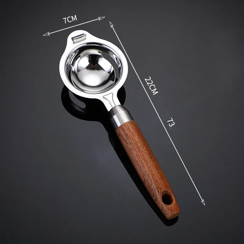 Egg Separator Stainless Steel Egg Yolk White Separator Kitchen Gadgets Baking Tools Yolk Remover Egg Divider Yoke Separators