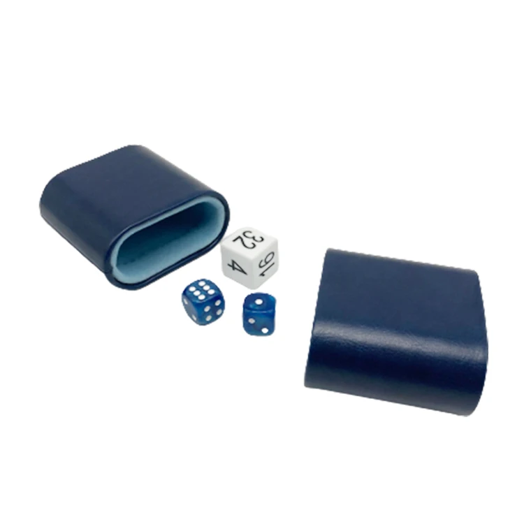 
High Quality Japan Backgammon Games Dice Plastic Custom Dice Cup Set 