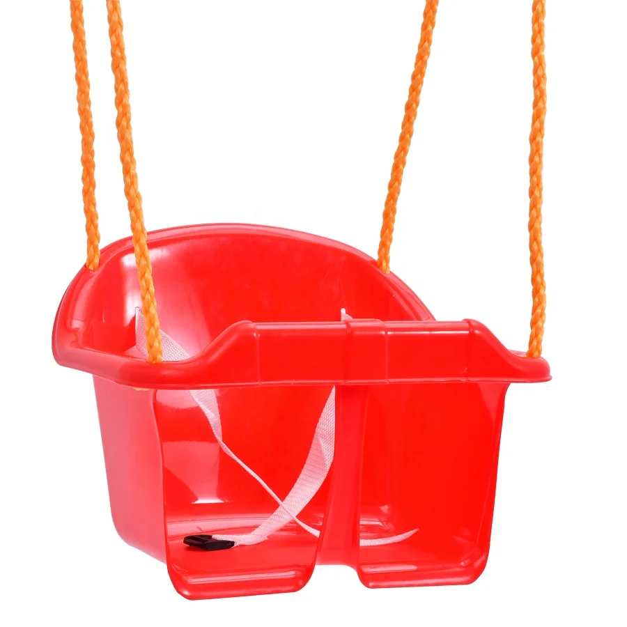 Brand TLSWING indoor best portable orange low back baby swings on sale