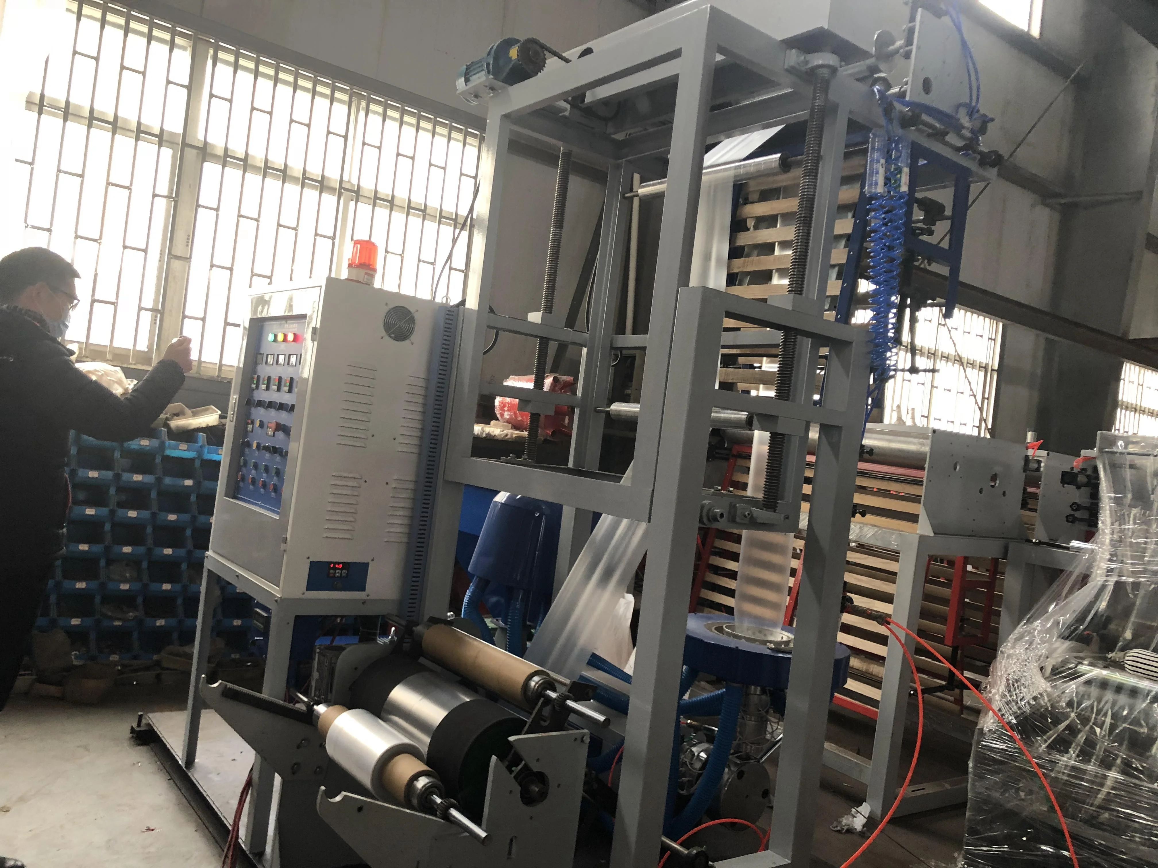 Mini Extruder Plastic Machine Mini PE Film Blowing Machine