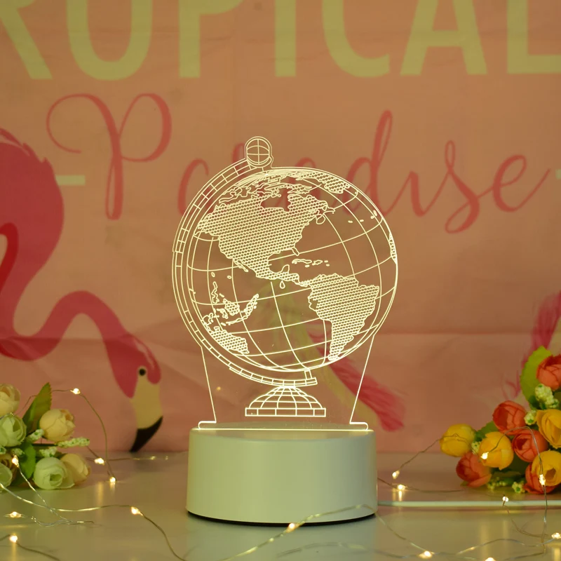 Design picture creative 3d night light acrylic lamp lovely gift lamp for children other lights lighting products