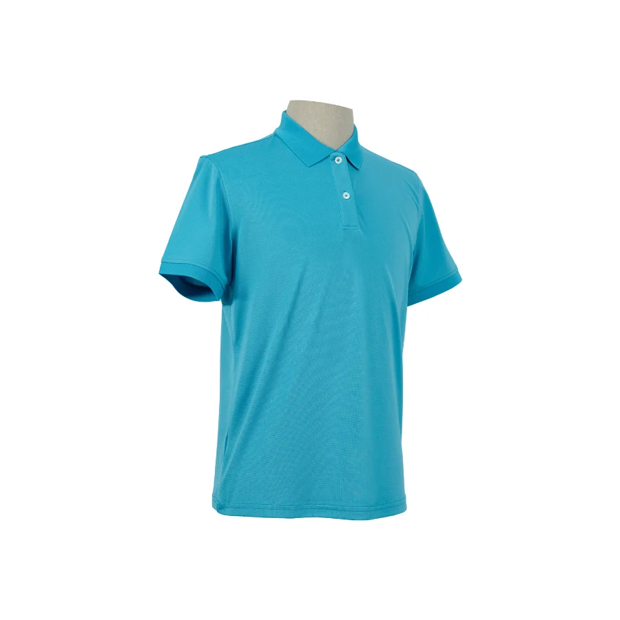 Лидер продаж Мужская рубашка поло быстросохнущая с коротким рукавом напечатанный логотип пластиковая упаковка вьетнамский поставщик производитель