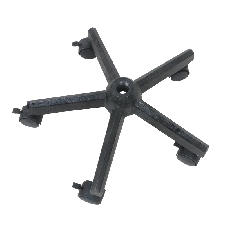 5 Legs 4 Hook Portable Mobile Stainless Steel Medical Iv Drip Stand Pole For Sale