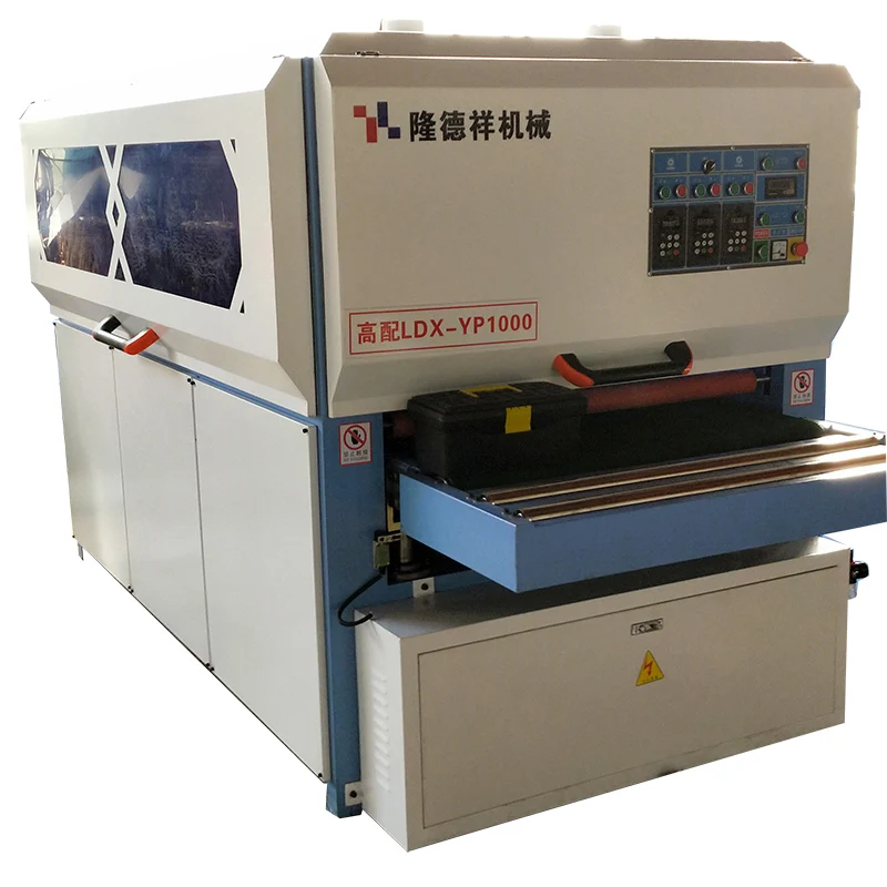 Woodworking full-automatic heavy-duty solid wood brush sander MDF cabinet door sanding polishing machine