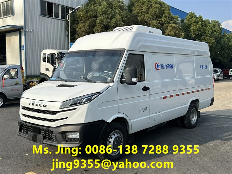 China Factory I-VECO Turbo Daily 2-3 Ton Small Refrigerated Cold Room Van Truck