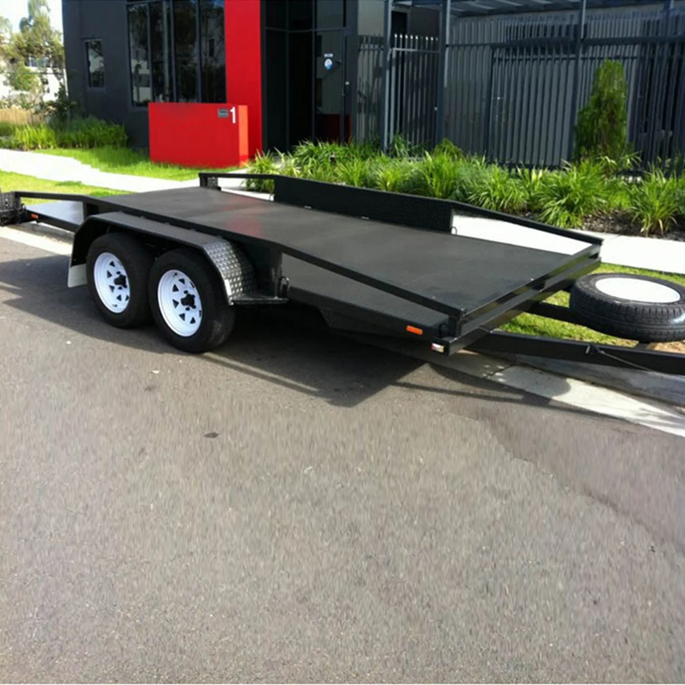 China best quality atv utility trailer tilt trailer farm atv with 2 alxe