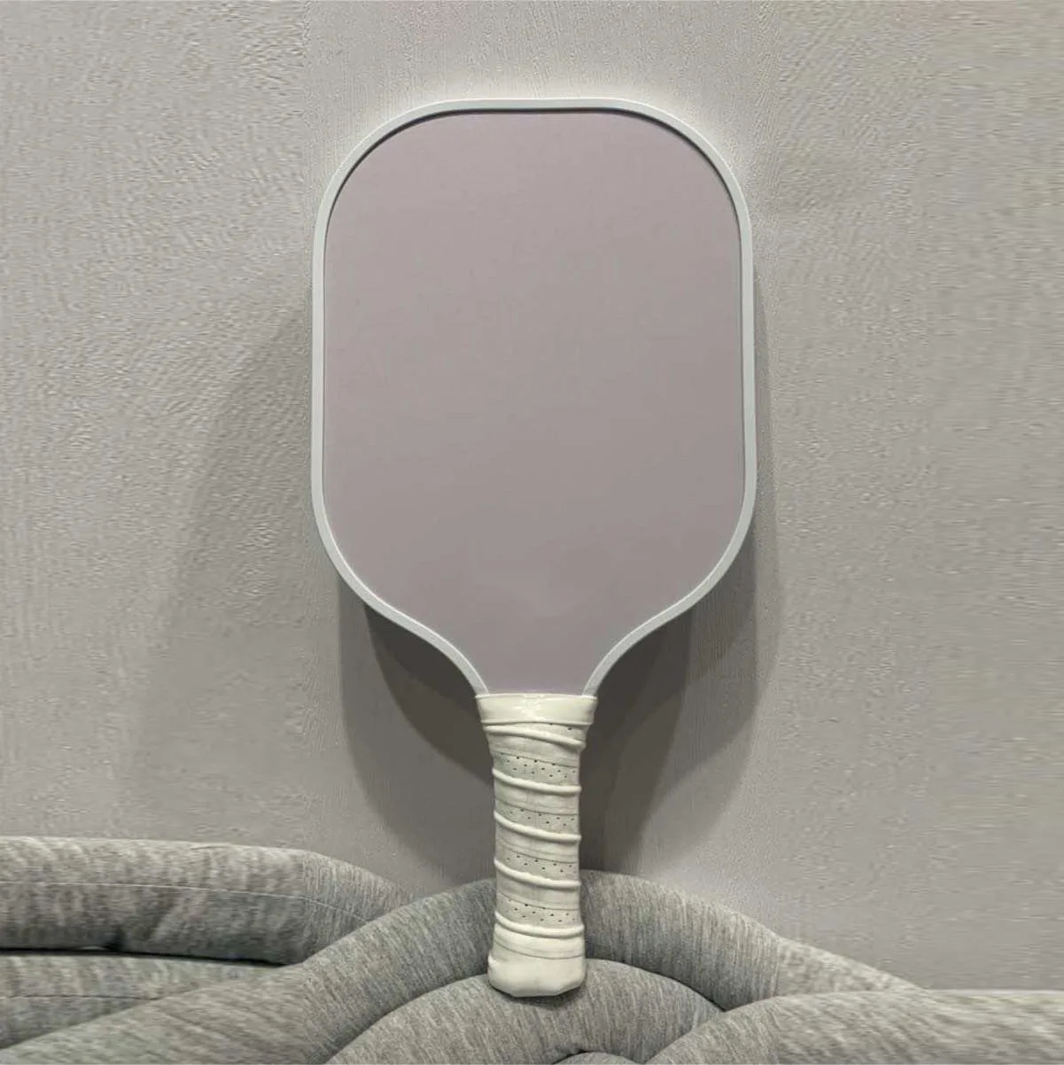 Owntop Custom Logo USA Approved White Handle and Edge Tape Pink Surface Pickleball Paddle Dropshipping