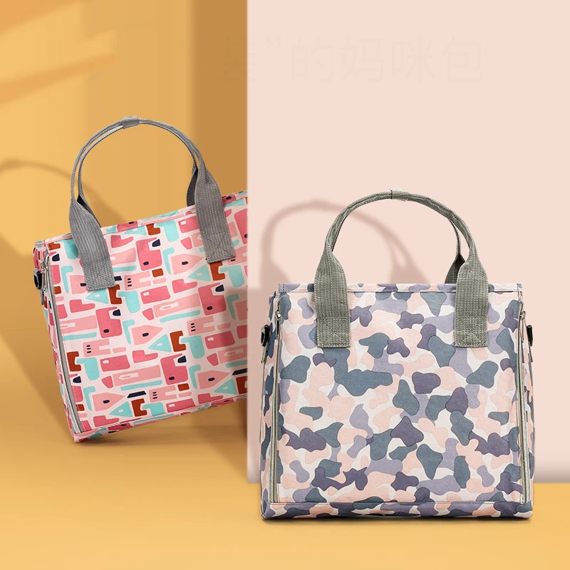 Fashion Large Capacity Multipurpose Mommy Tote Bag Baby Hanging Diaper Storage Organizer Bag for Baby Carriage