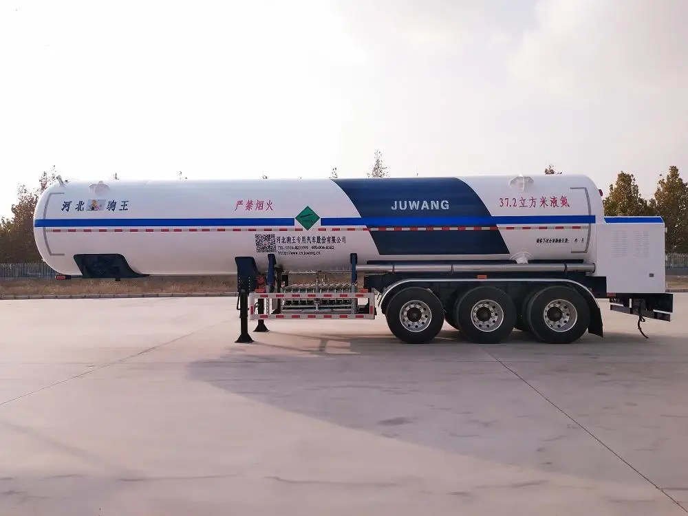 Factory  low price  good  quality OEM ODM Liquid Nitrogen  tank   transport  semi trailer