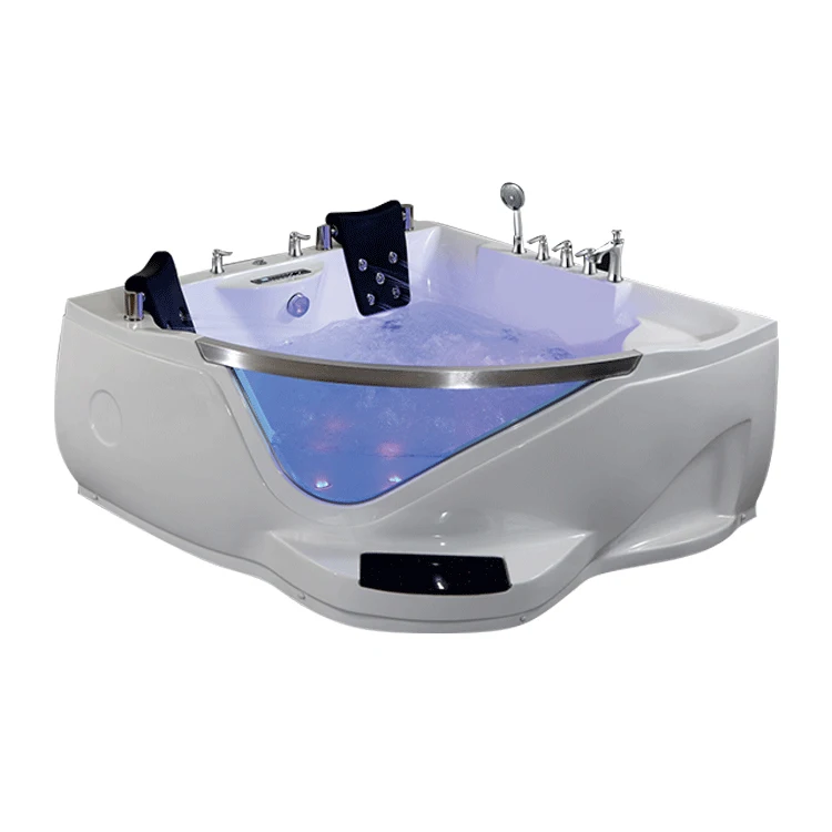 triangle corner bathtub whirlpool bath tubs for 2people