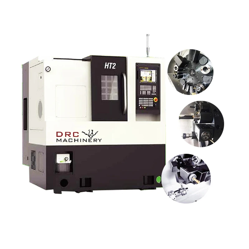 Тяжелый точность резки металла с ЧПУ Токарный станок с ЧПУ HT2 Высокая производительность 5 оси токарный станок с ЧПУ мини Torno fanuc