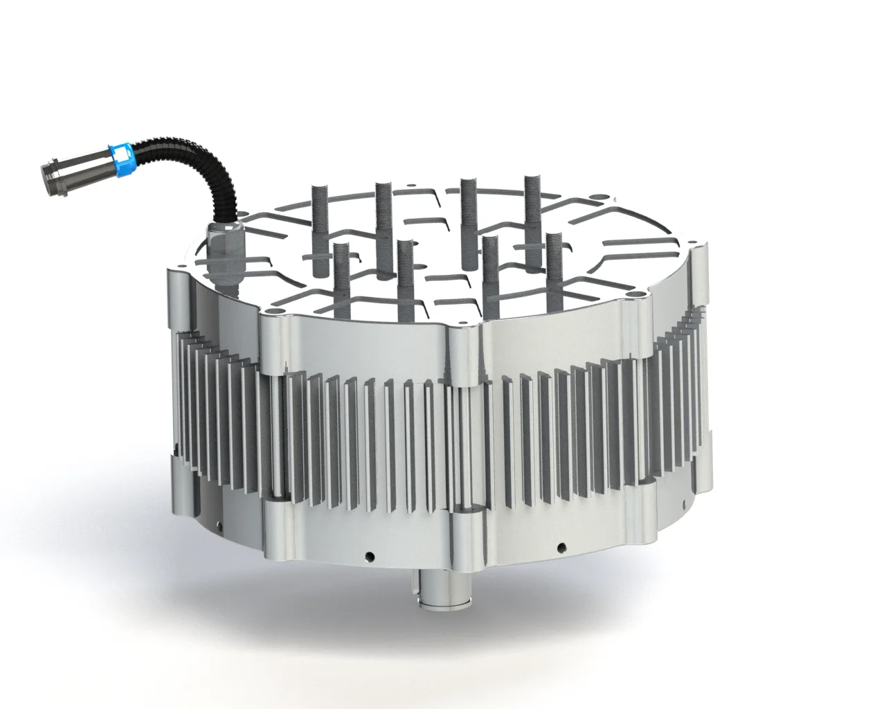 17ft Aluminum 5 Blade Industrial Large hunter hvls high volume  fans for Warehouse