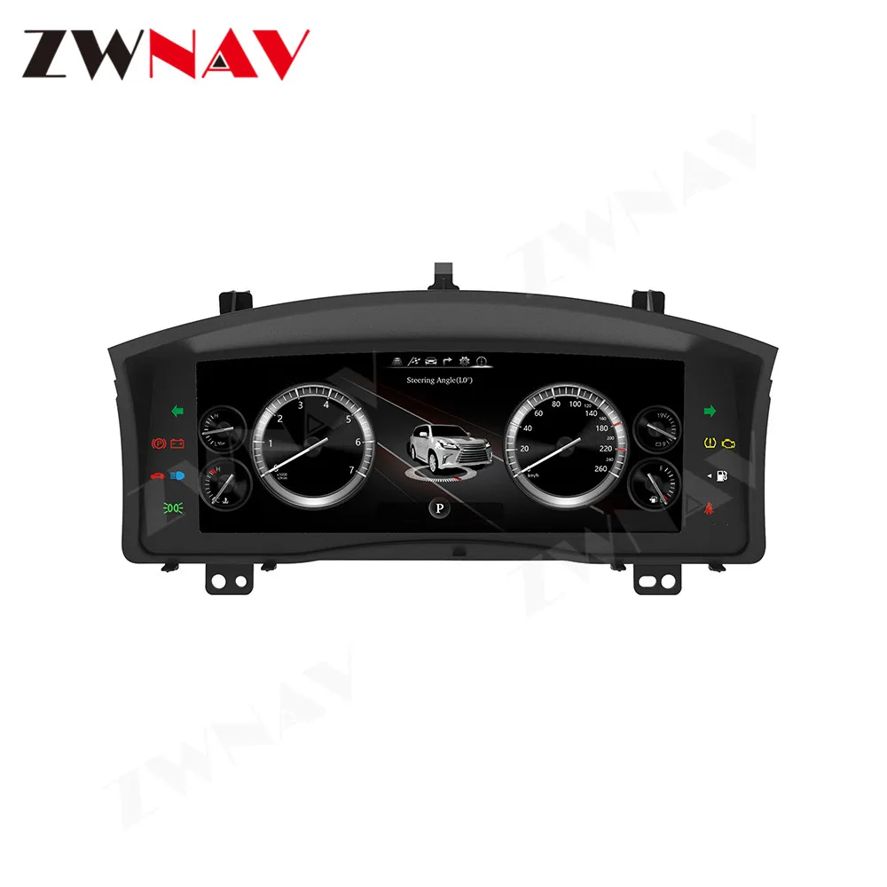  Экран для автомобиля ZWNAV Android 9 0 Lexus LX570 2007-2015 экран приборной панели автомобильный GPS-навигатор