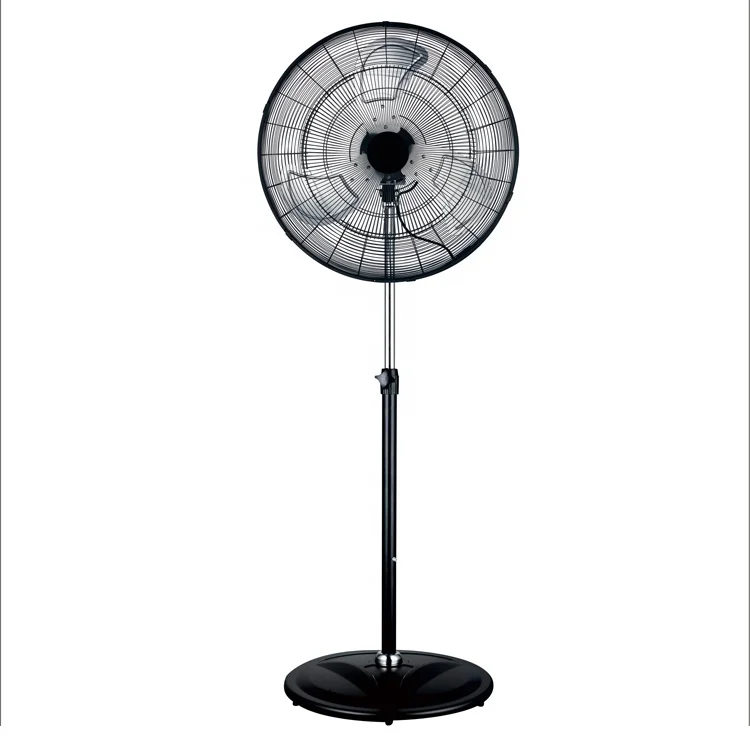 
Bakery 24 inch 200w air cooling metal blade low price stand up fan with metal blade for indoor appliance 