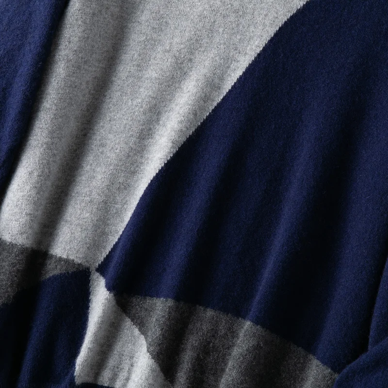 Custom Pullover Male Autumn Winter Warm Vneck 100% Cashmere Men Sweater Manufacture