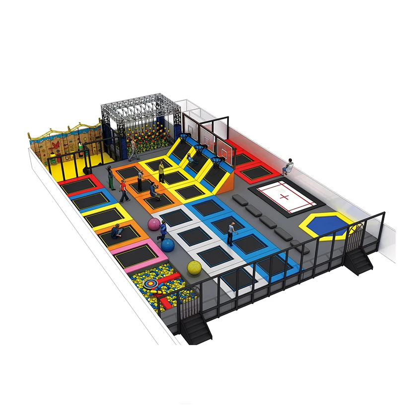 2022 New Amusement Park Equipment Foam Pad Part Kids Fitness Jumping Trampoline