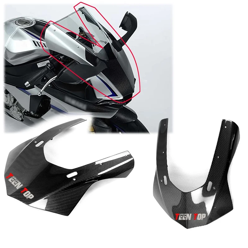 Передний обтекатель из углеродного волокна для Yamaha R1 R1M 2015 2016 2017 2018 2019 верхний