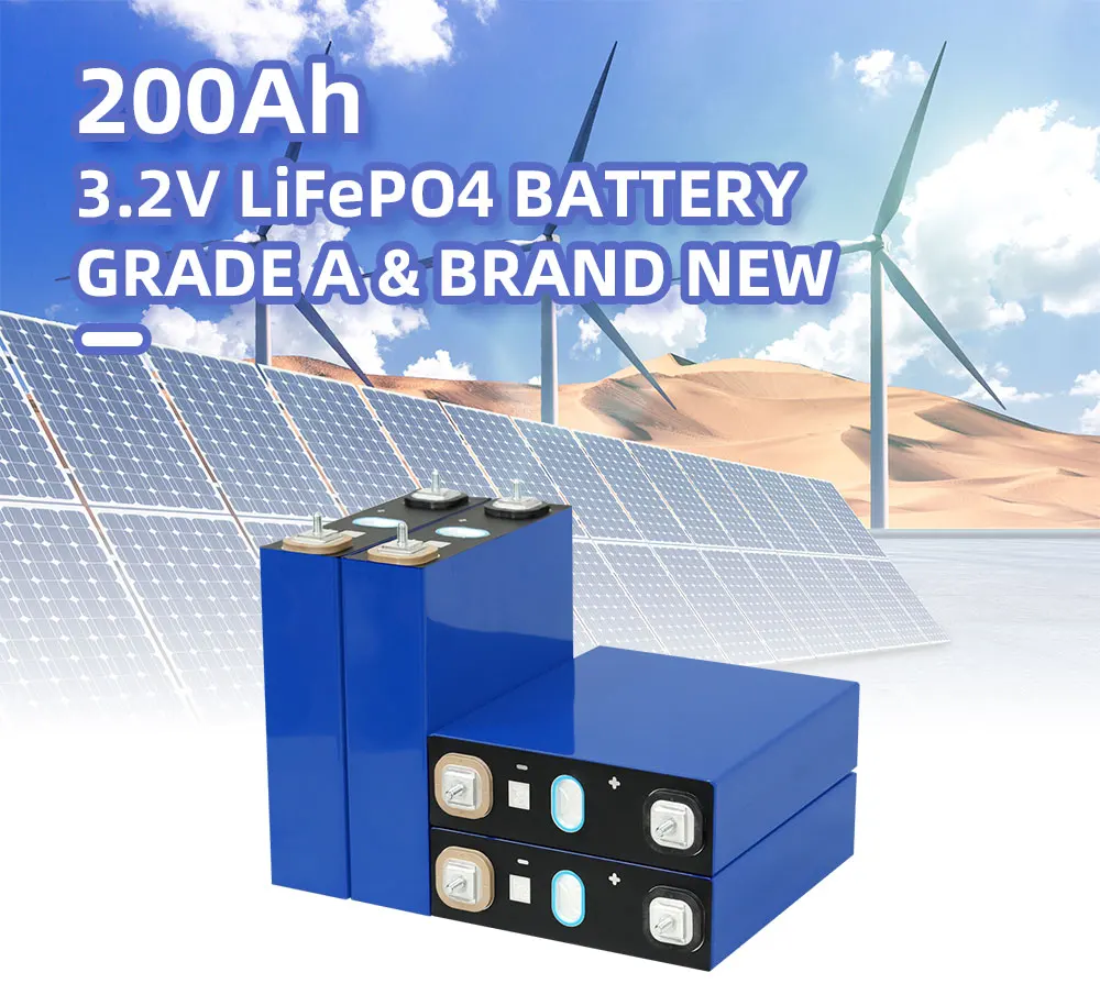 Grade A Prismatic Lifepo4 3.2V 50Ah 100Ah 105Ah 150Ah 200Ah 230AH 300Ah Lf280K 304Ah 320Ah 280Ah Lifepo4 Battery Cell