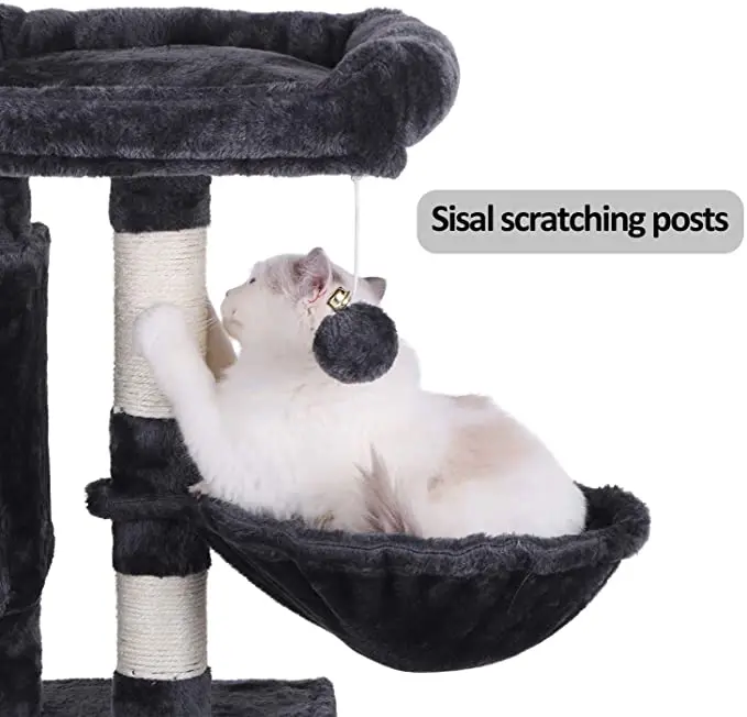 New customizable Cat Tower Furniture Kitty Activity Center Kitten Play House Multi-Level Cat Tree Condo for cat
