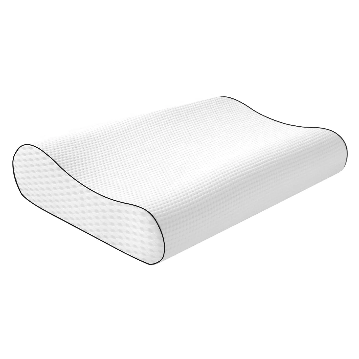 2023 New Amazon Hot selling Wave Memory Foam Pillow Custom Memory Foam Bed Pillow