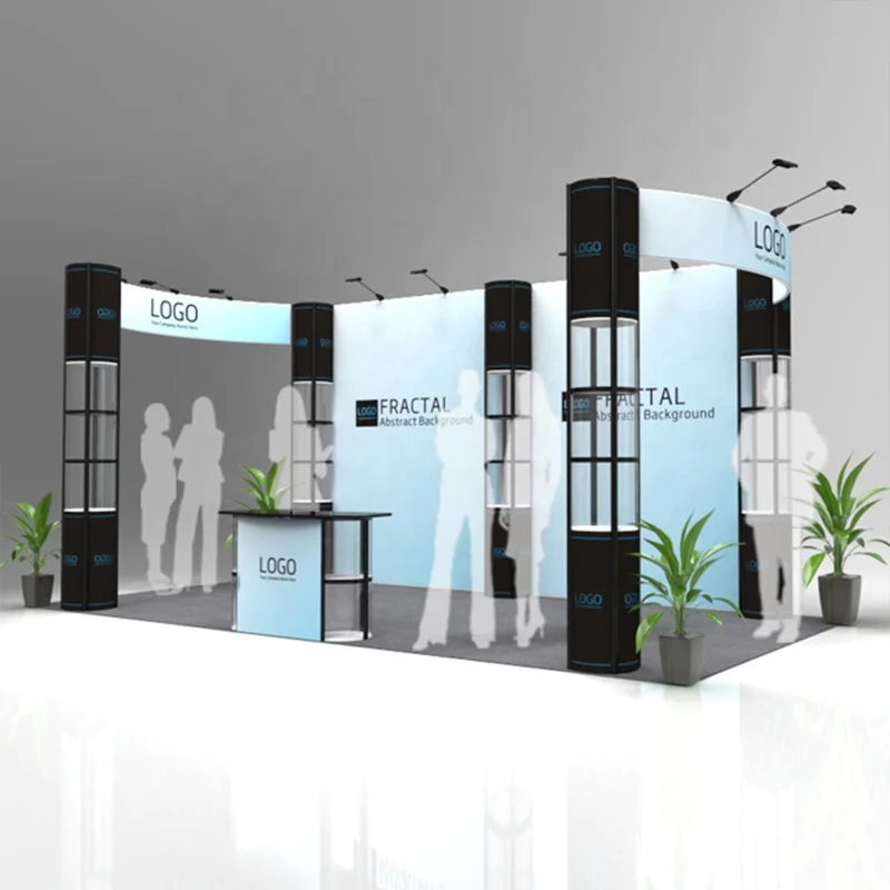 Aluminum 10*20ft Event Exhibition Booth Exhibition Stands Trade Show Booth Display puesto