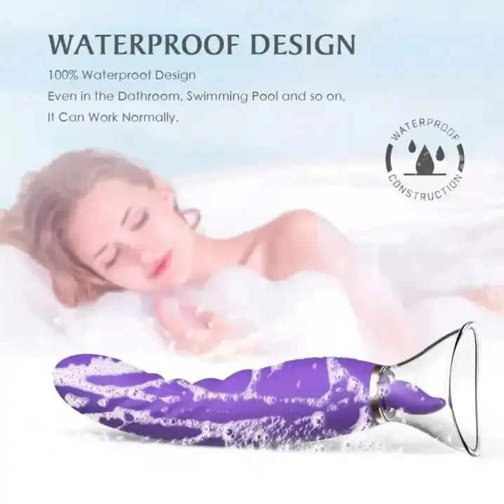 New 3 In 1 Breast Nipple Pump Sucking Oral Licking Av Wand Devices Female Masturbation Tongue Sucking vibrator for women